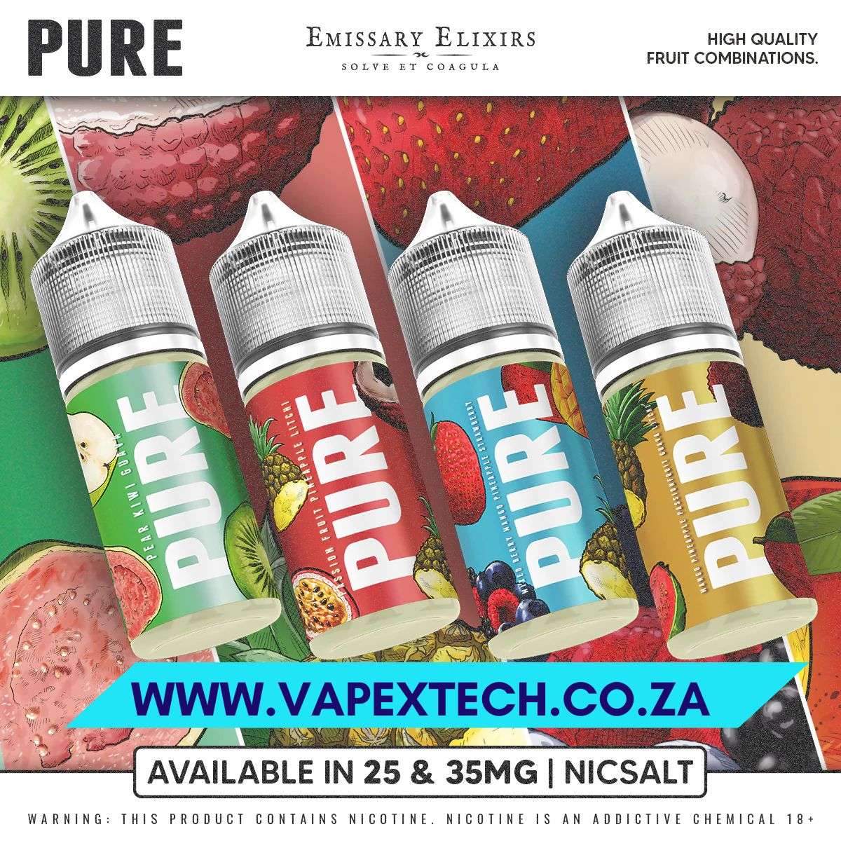 PURE NIC SALT/MTL COMBO 35 MG 30ML