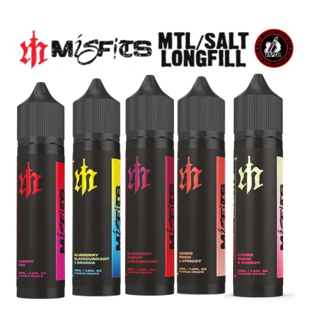 MISFITS E LIQUID MTL/NIC SALT COMBO 6OML FALVOUR & NIC SHOT