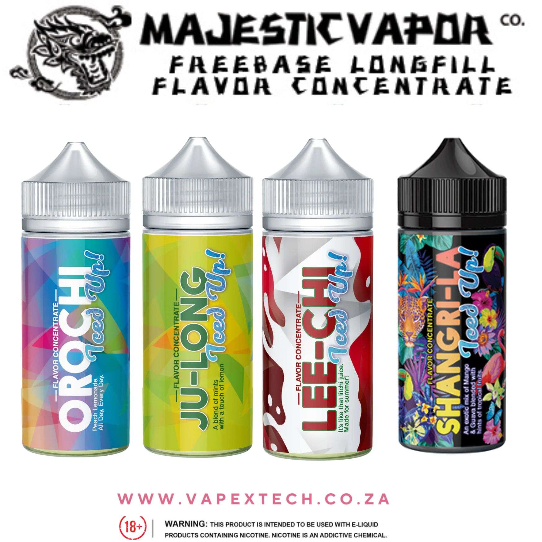 Majestic Vapor Flavour 120ml 3mg freebase