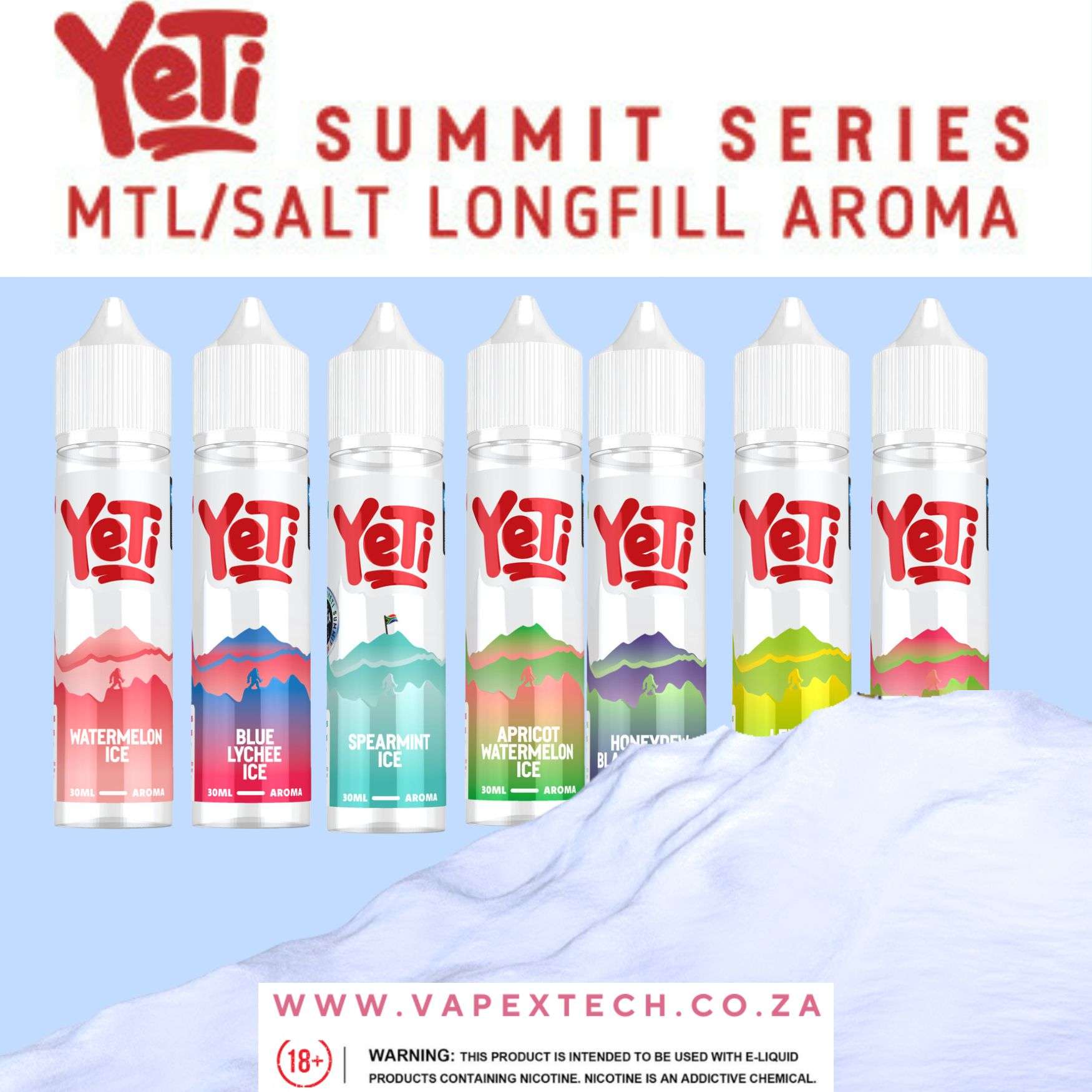 YETI MTL NIC SALT/MTL 60ML COMBO 50mg salt