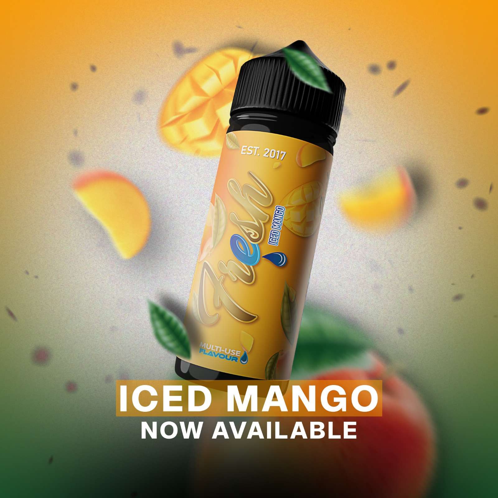 FRESH VAPE JUICES ICED MANGO 120ML FRESBASE 2MG