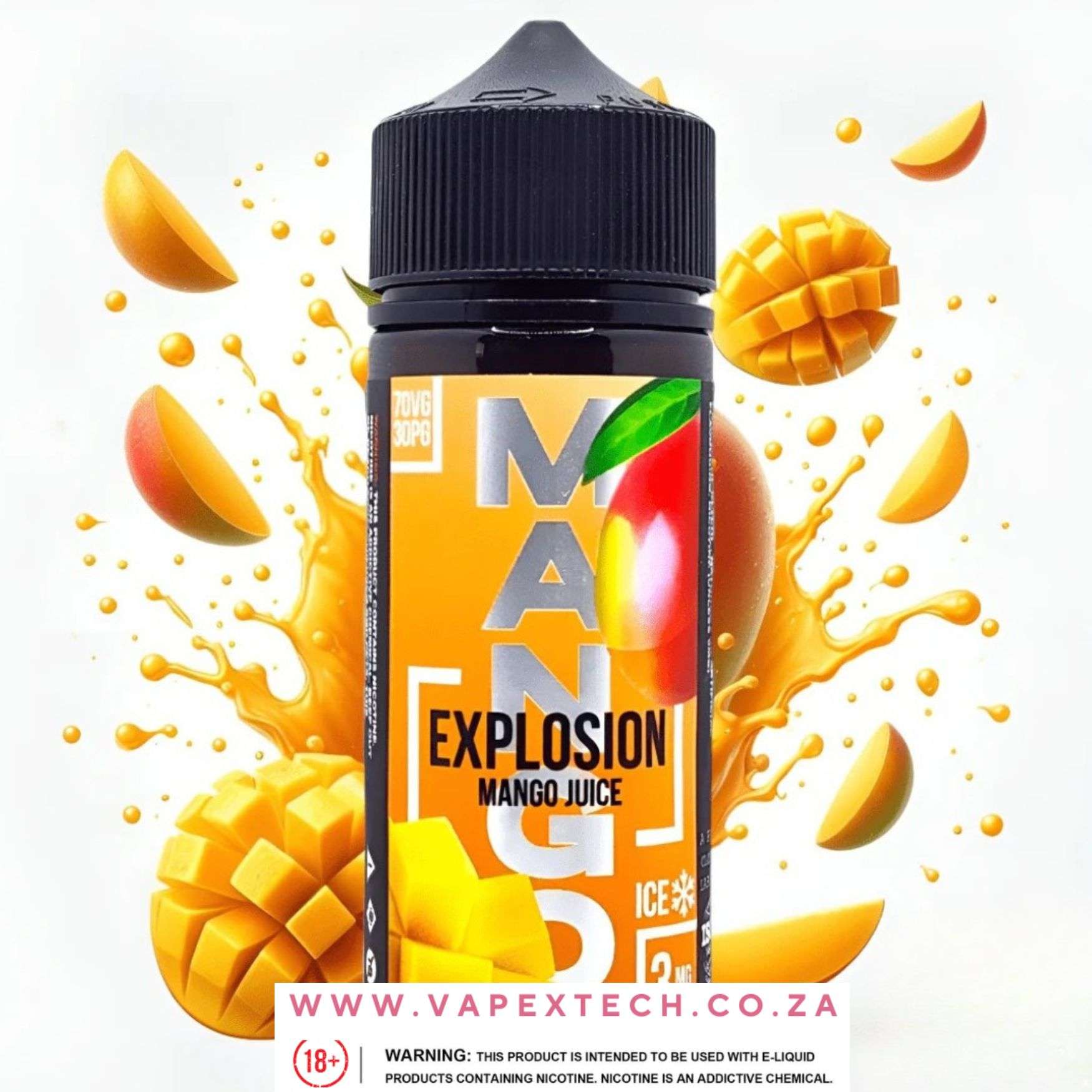 Explosion Vape Juice 120ml 3mg Freebase